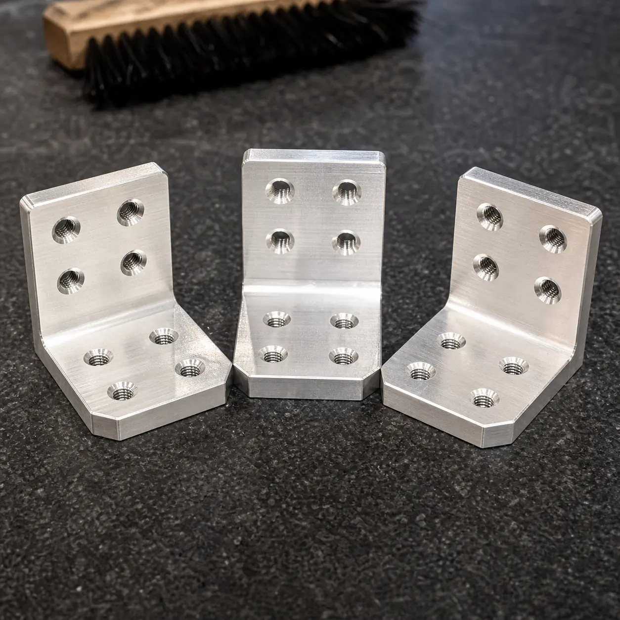 CNC-machined threaded mounting brackets for an Oakville Tier 1 automotive supplier