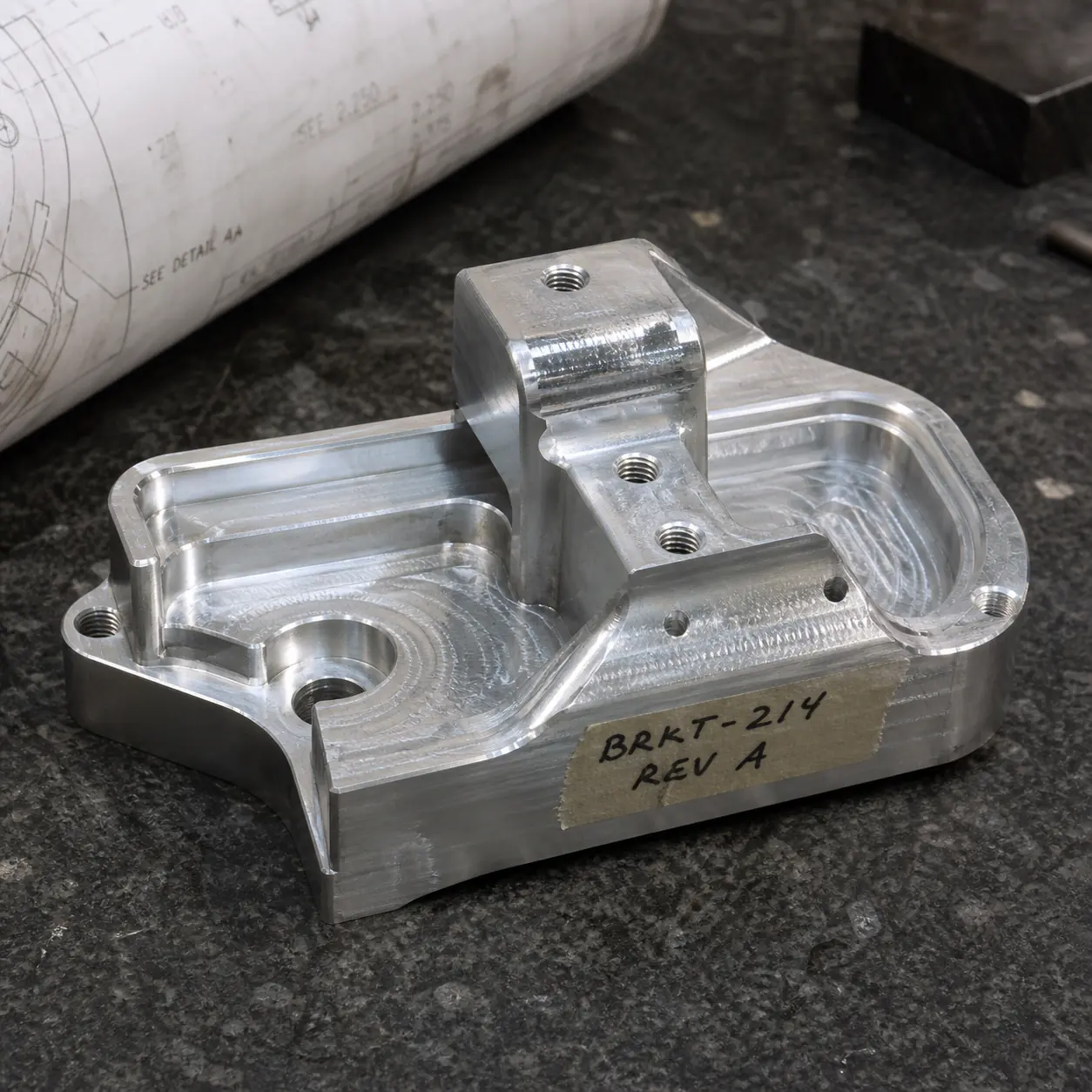 Custom Milled Parts custom metal fabrication project