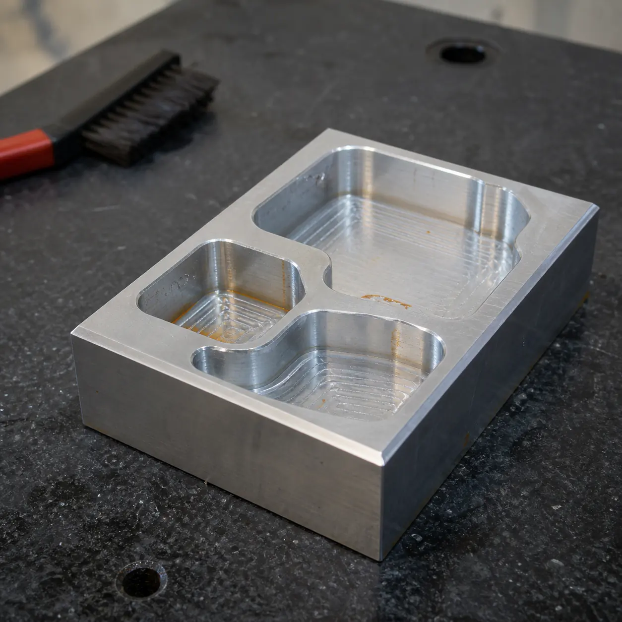 Pocketed Components custom metal fabrication project