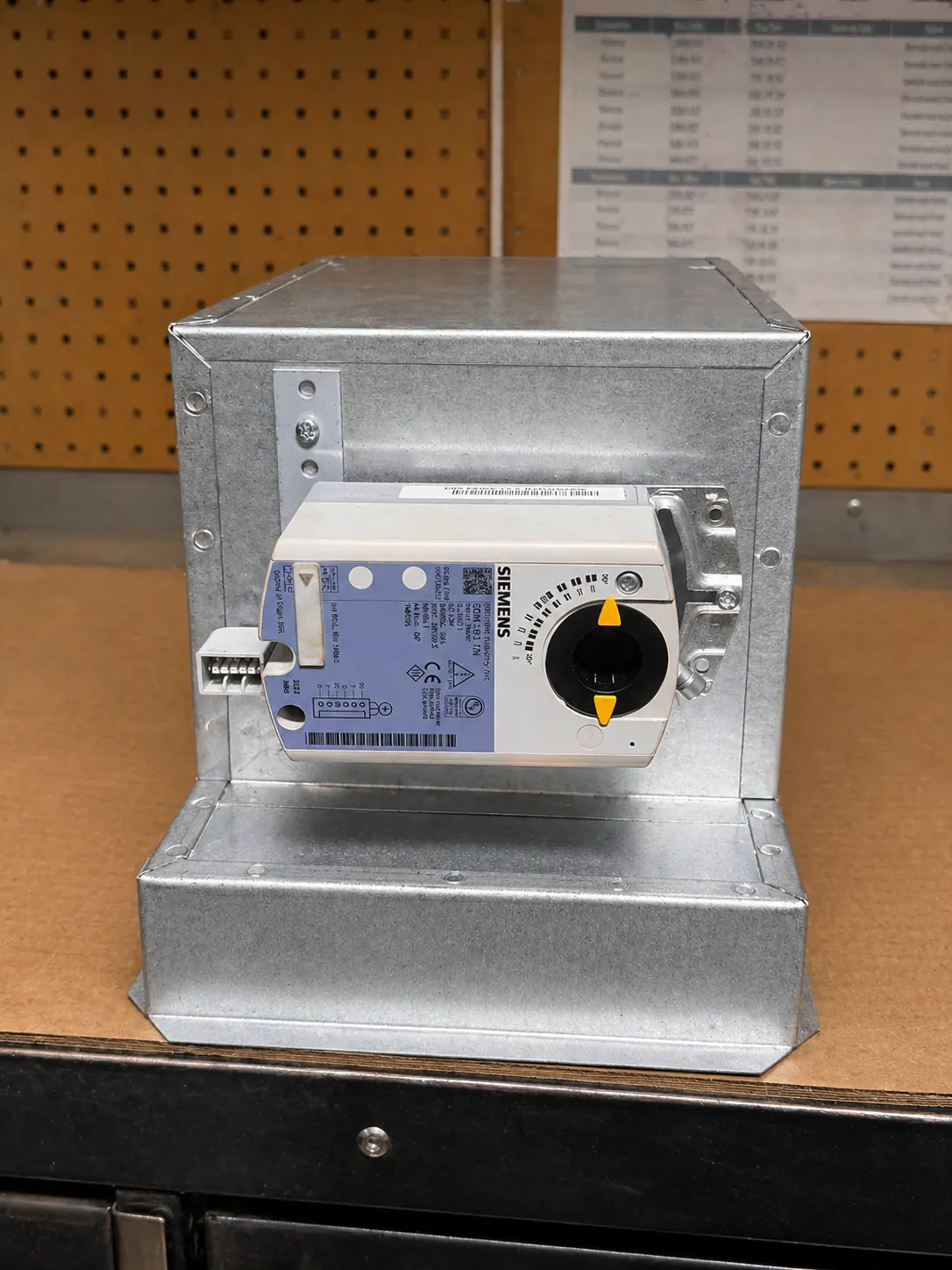 Sheet metal HVAC plenum panel formed and packed for Mississauga air-handling OEMs