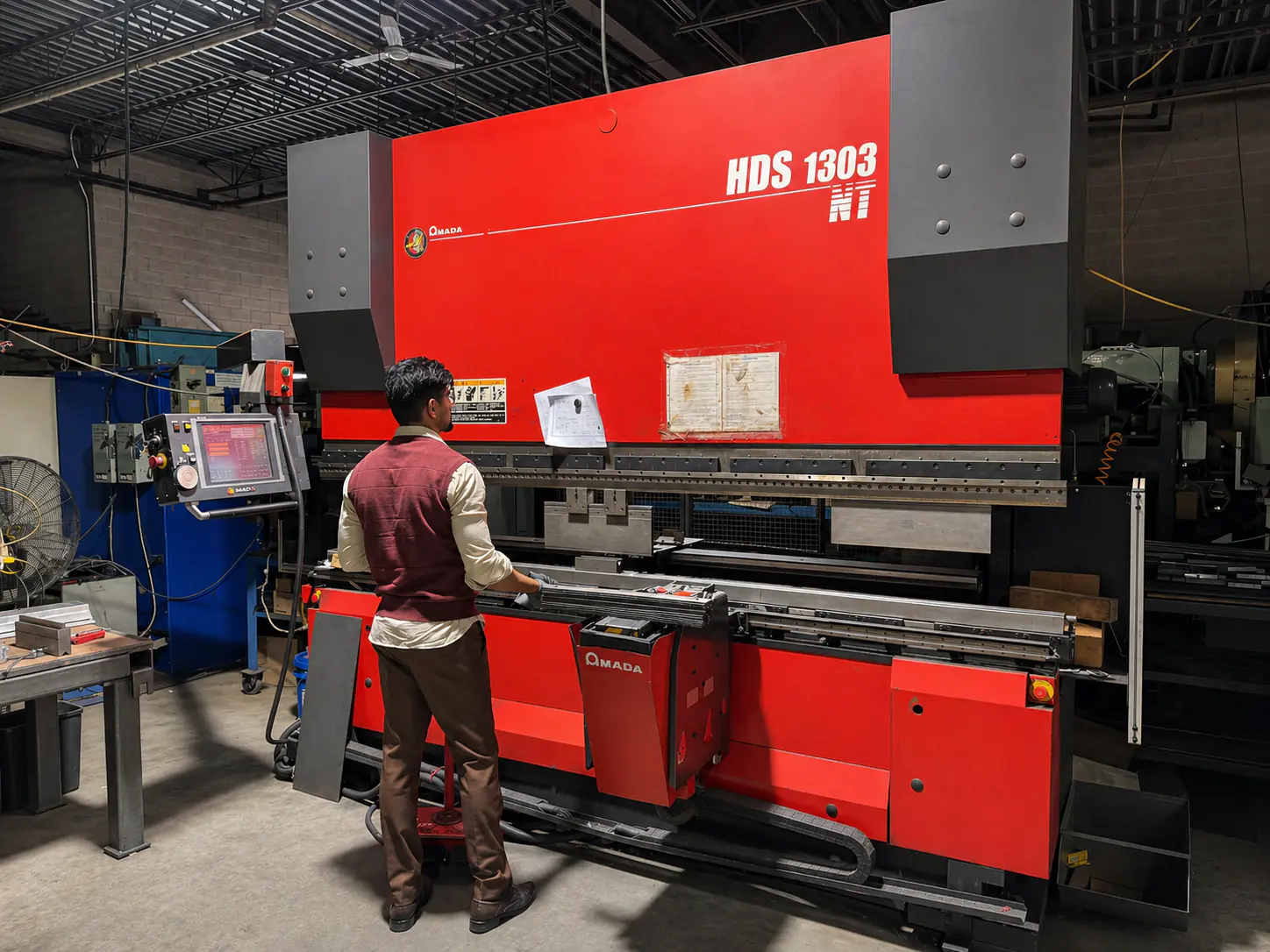 Amada Press Brake Setup