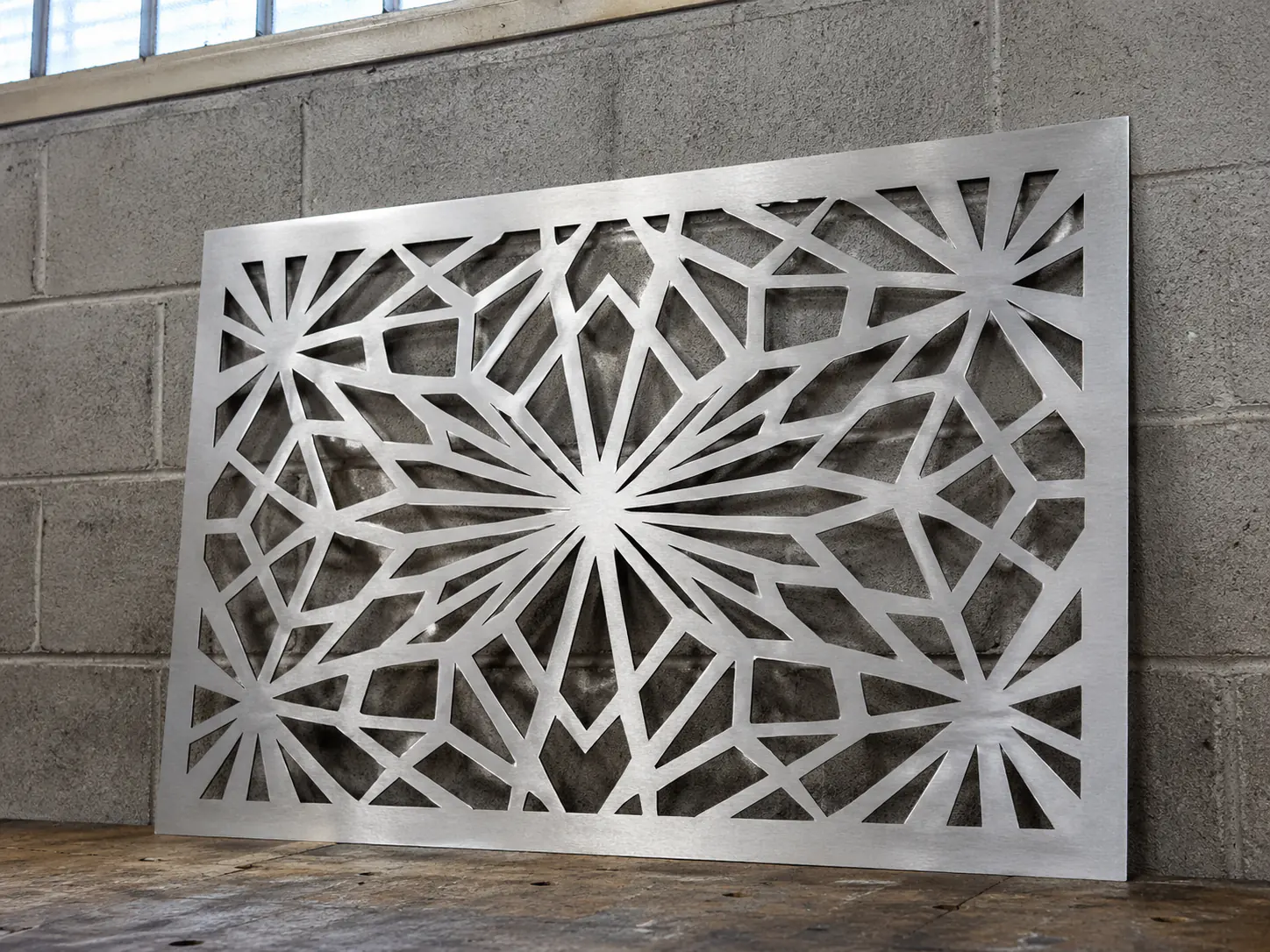 Laser Cut Stainless Decorative Panel