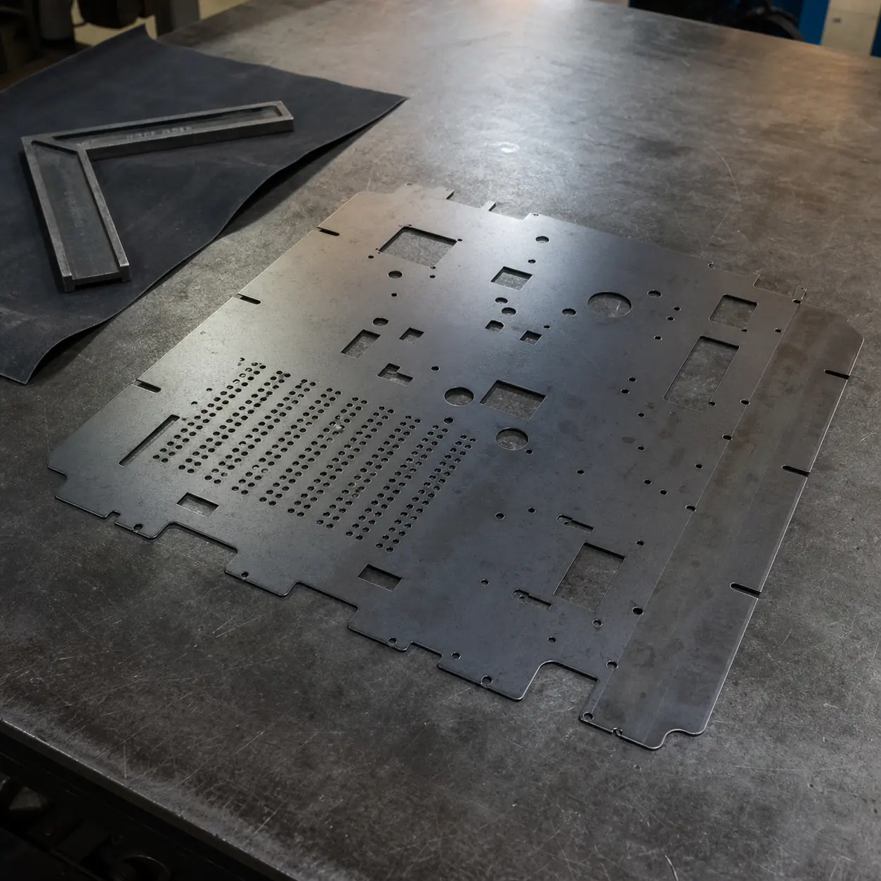 Electrical Chassis Blanks custom metal fabrication project