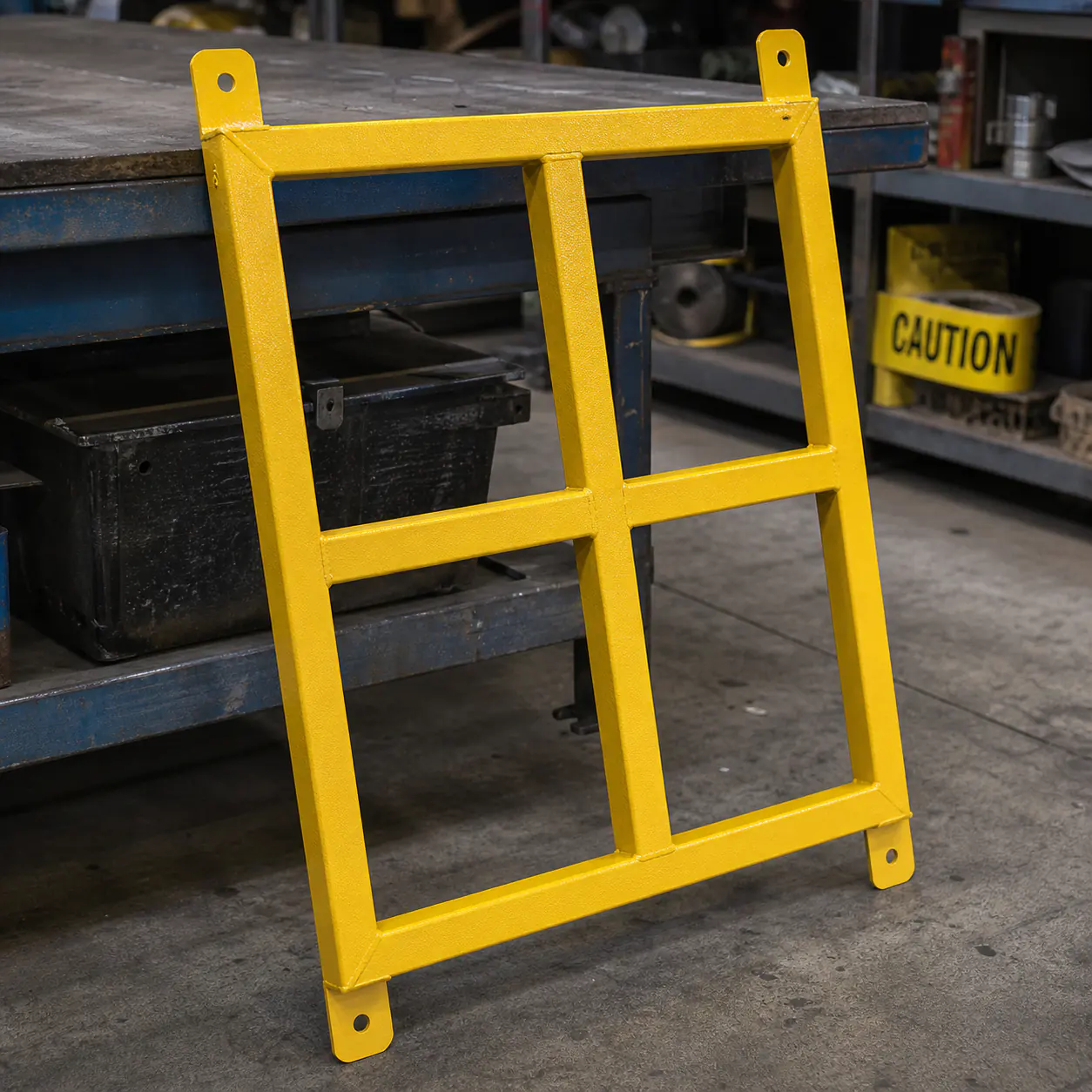Machine Guard Frames custom metal fabrication project