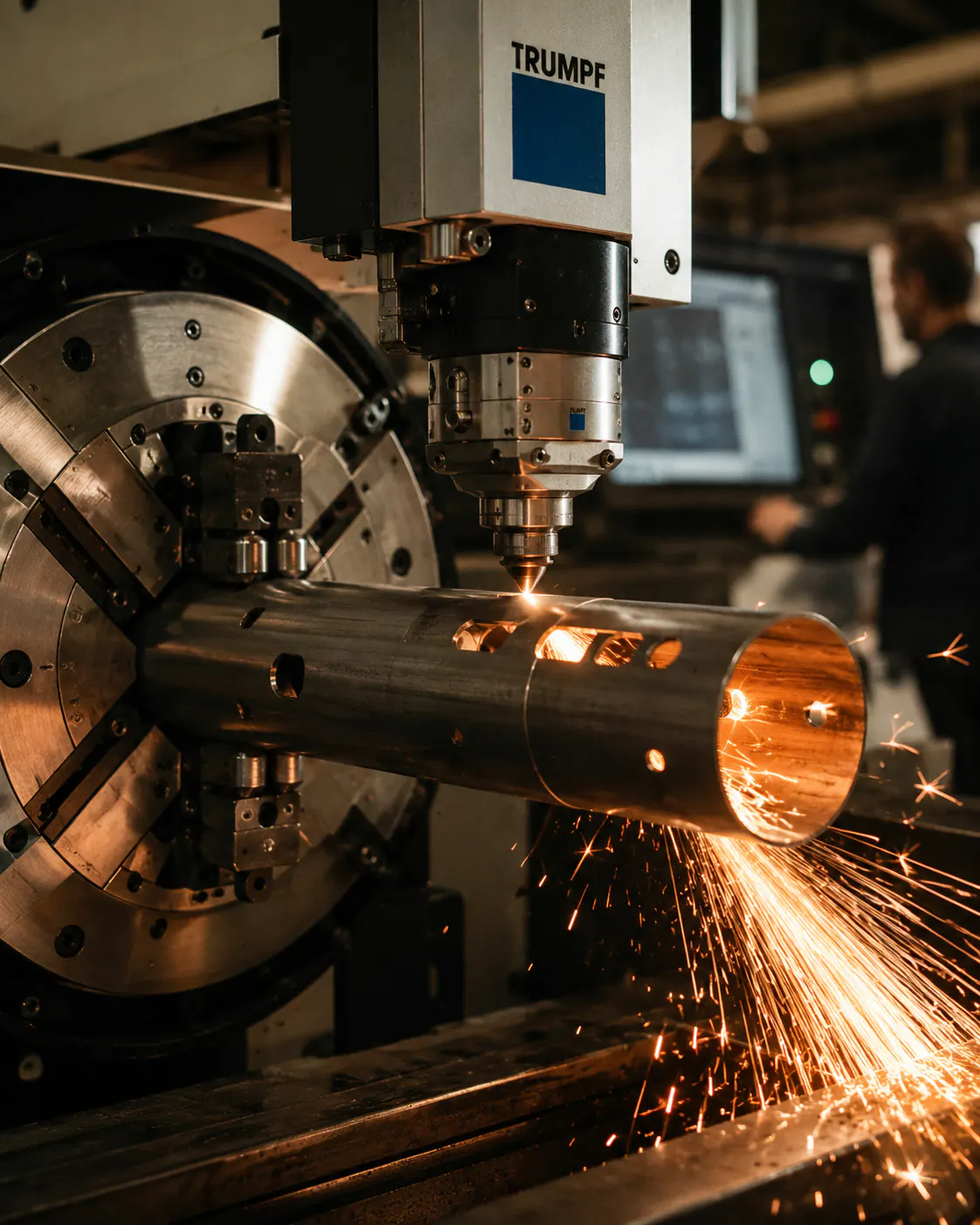 Tube Laser Cutting services at SMS Laser & Fabrication in Brampton, Ontario
