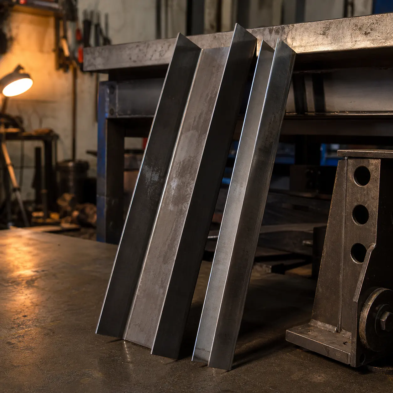 Channels & U-Shapes custom metal fabrication project