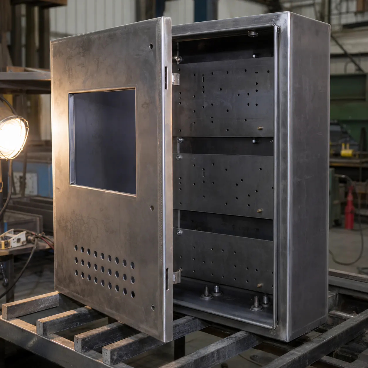 Custom Enclosures custom metal fabrication project