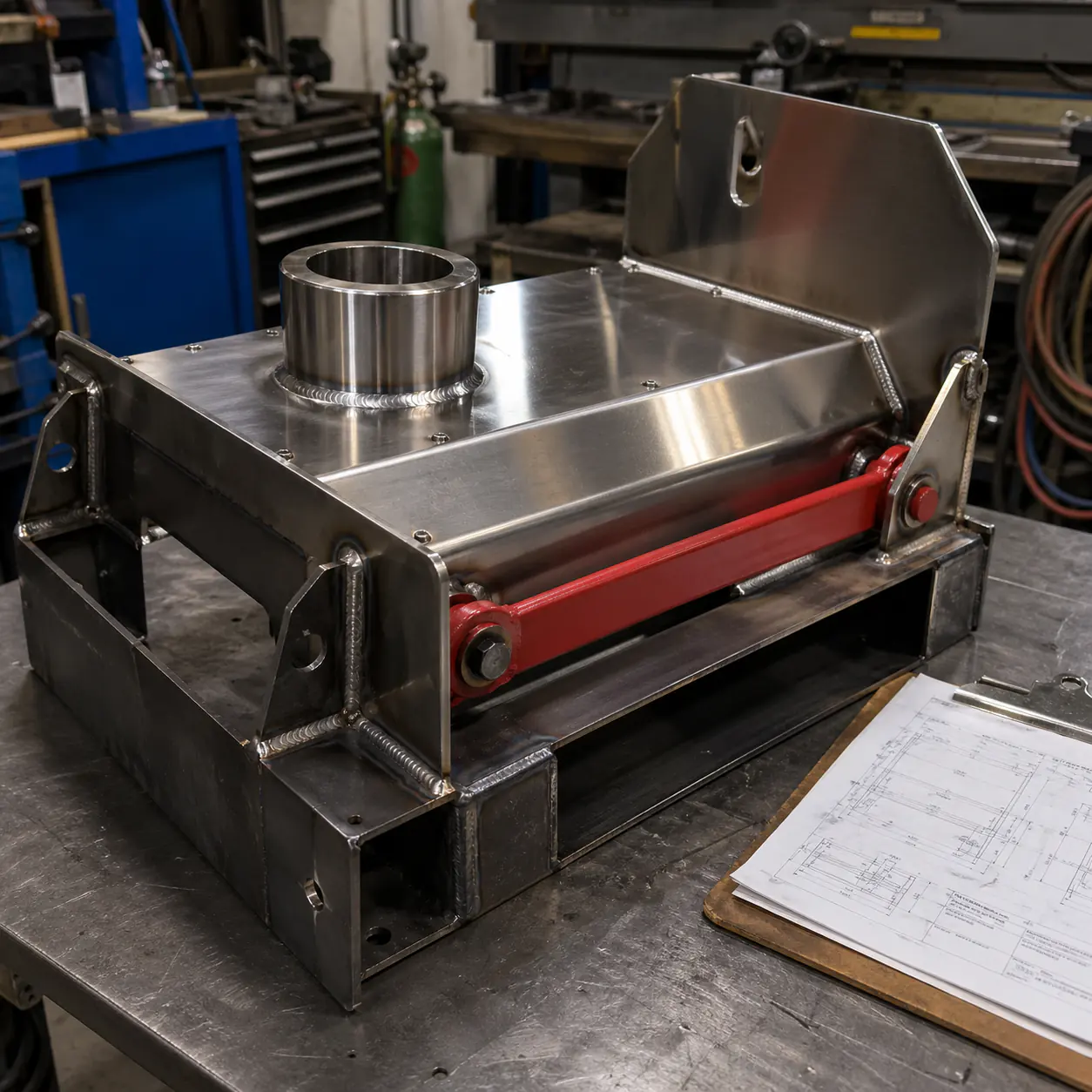 One-Off Specialty Builds custom metal fabrication project