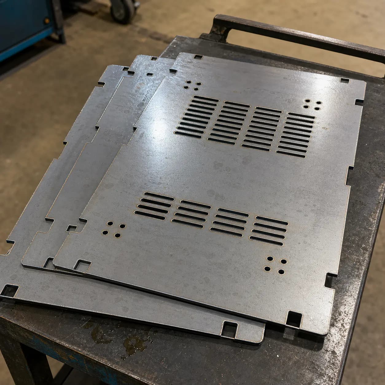 Enclosure Blanks custom metal fabrication project