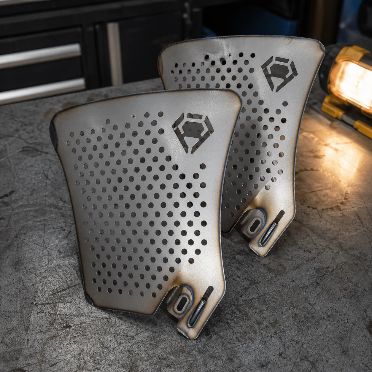 Heat Shields custom metal fabrication project