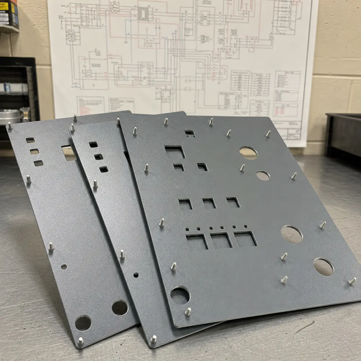 Electrical Enclosure Panels custom metal fabrication project