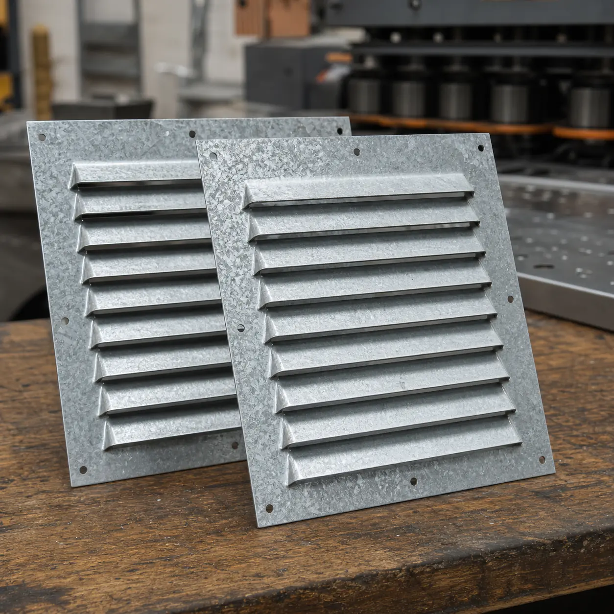 Louvre Panels custom metal fabrication project