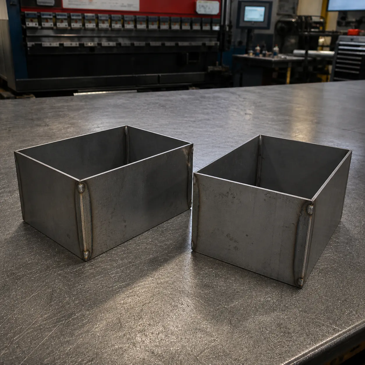 Box Sections custom metal fabrication project