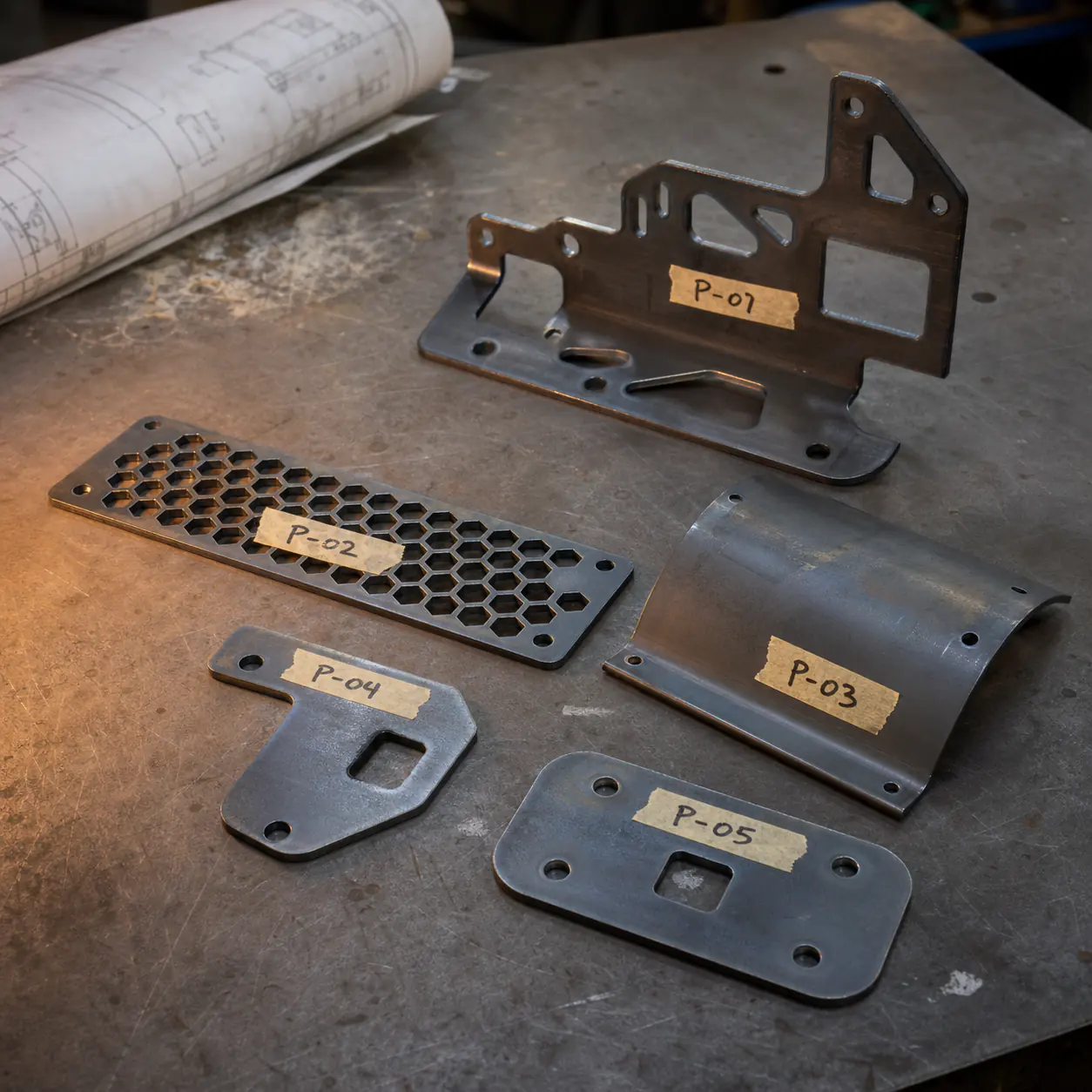Prototype Parts custom metal fabrication project